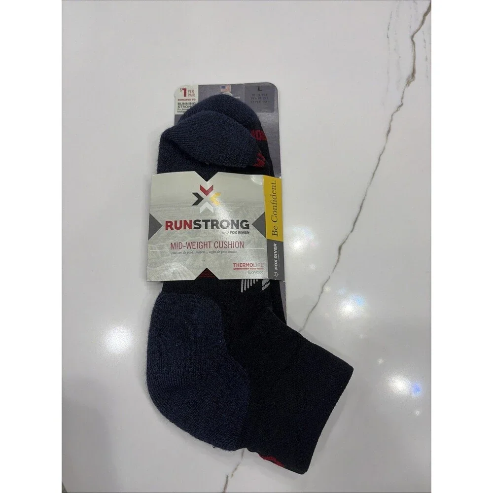 Fox River Runstrong Upland Mid-Weight Crew Socks Large M 9-11 / W 10-12 New